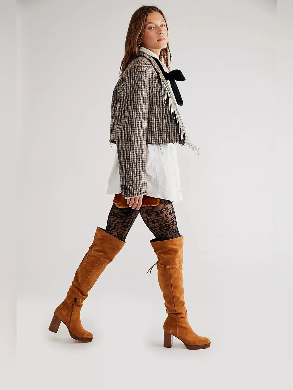 Free People Platform Echo OTK Boots